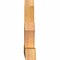 Ekena Millwork Richland Rough Sawn Timber Gable Bracket, Western Red Cedar, 36"W x 24"H x 4"D x 4"F, 16/12 Pitch GBW036X24X0404RIC00RWR - alternate 3
